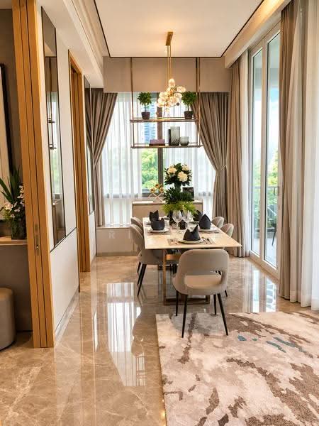 Nouvel 18, 18 Anderson Road, Tanglin / Holland / Bukit Timah, 2 Bedrooms, 1,539 sqft, Condominium For Rent, by Aric Lim, 60198919 - Dining Room - PropertyGuru.com.sg