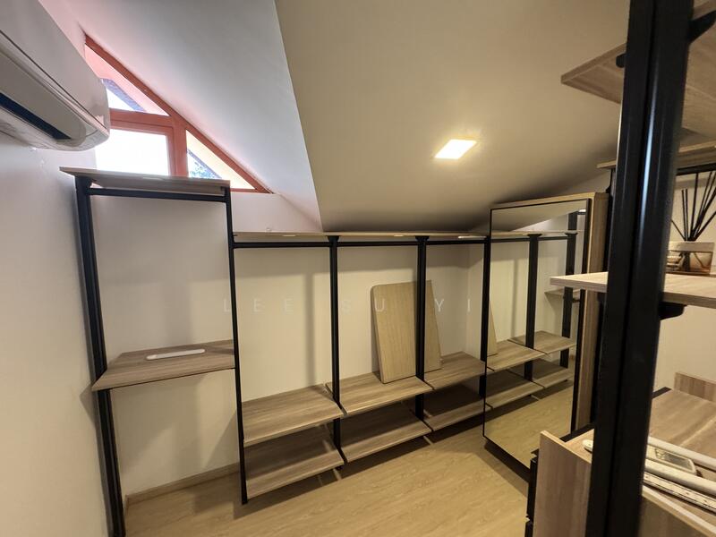 Walk in wardrobe for master