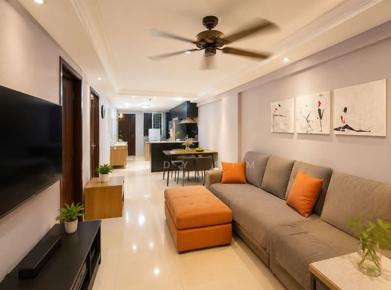 21 Eunos Crescent, 21 Eunos Crescent, 2 Bedrooms, 710 sqft, HDB Flat For Sale, by Cody Sim, 60200410 - Living Room - PropertyGuru.com.sg