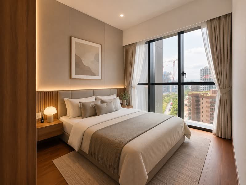 Lentor Modern, Lentor Central, 2 Bedrooms, 732 sqft, Condominium For Sale, by Bobby Lu, 60201096 - Bedroom - PropertyGuru.com.sg