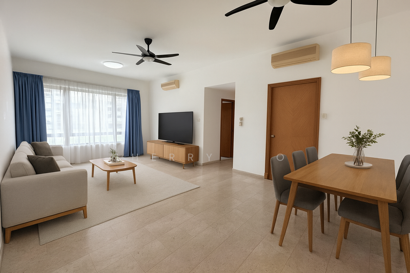 Living room (illustration)