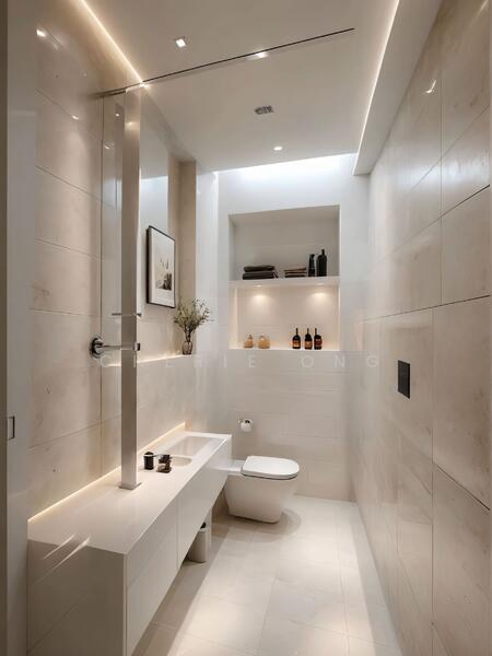 Bathroom illustration purpose only