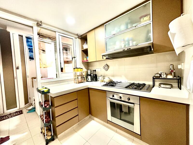 Backyard for laundry & helper’s room