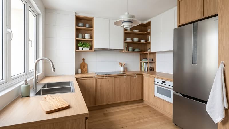 Yew Mei Green, 50 Choa Chu Kang North 6, 3 Bedrooms, 1,130 sqft, Condominium For Sale, by Bryan Pang, 60203918 - Kitchen - PropertyGuru.com.sg