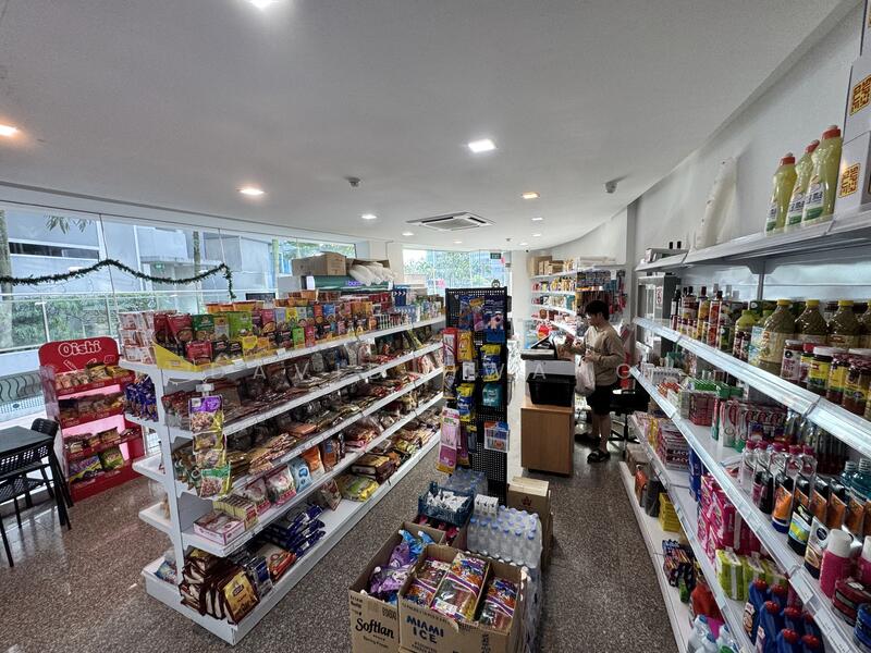 Inside of a good size mart