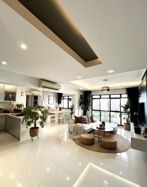 354 Ang Mo Kio Street 32 HDB Flat For Sale at S$ 1,038,880 | PropertyGuru Singapore - Living room *virtual stagged