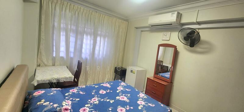 Spacious Master Bedroom with AC and wall