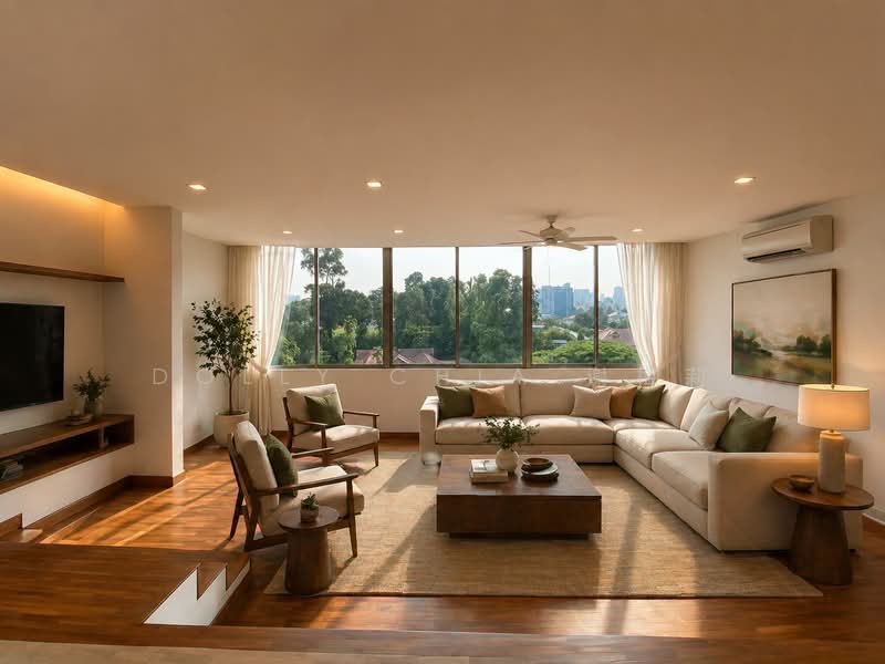 Nassim Regency, 37 Nassim Road, 3 Bedrooms, 2,024 sqft, Apartment For Rent, by Dolly Chia 谢梅莉, 60205768 - Living Room - PropertyGuru.com.sg