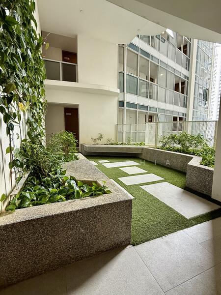 Patio area right outside unit