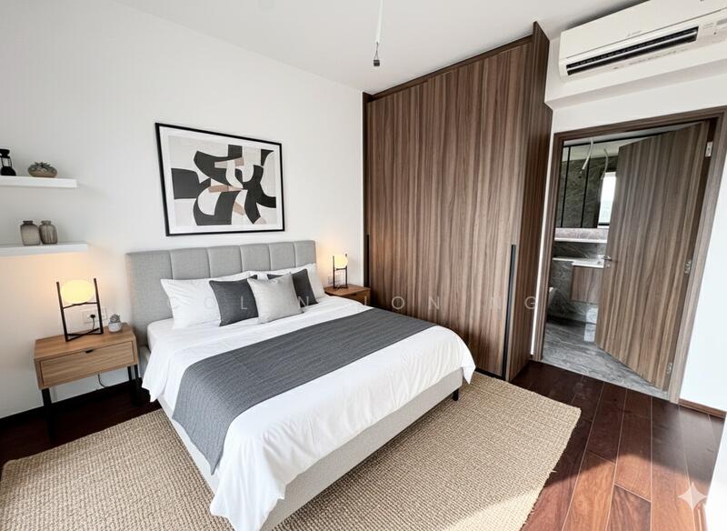 Lentor Modern, 3 Lentor Central, 3 Bedrooms, 969 sqft, Condominium For Rent, by Colin Jon Ng, 60205931 - Master Bedroom - PropertyGuru.com.sg