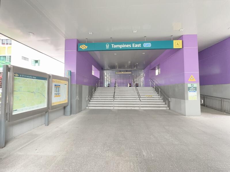 Tampines East MRT - DTL 10 mins walk