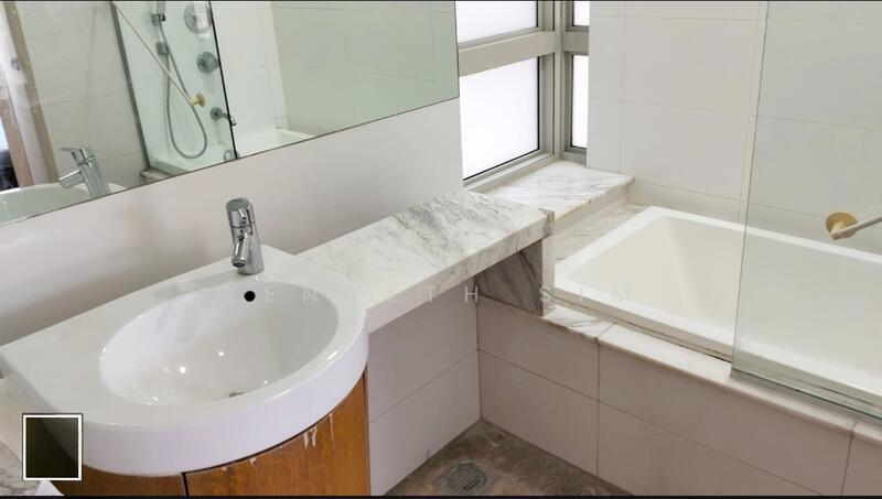 Attached master bathroom 