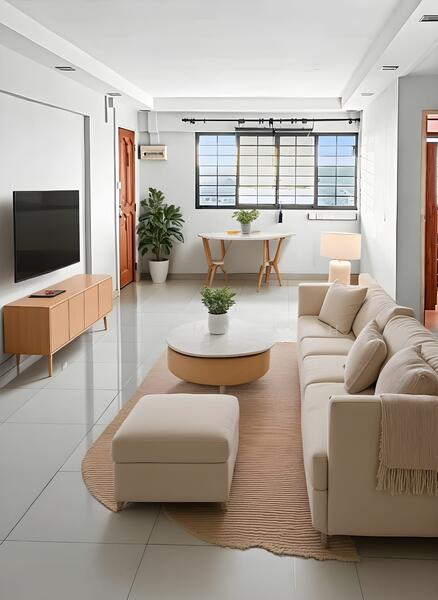 Living Hall - artist impression