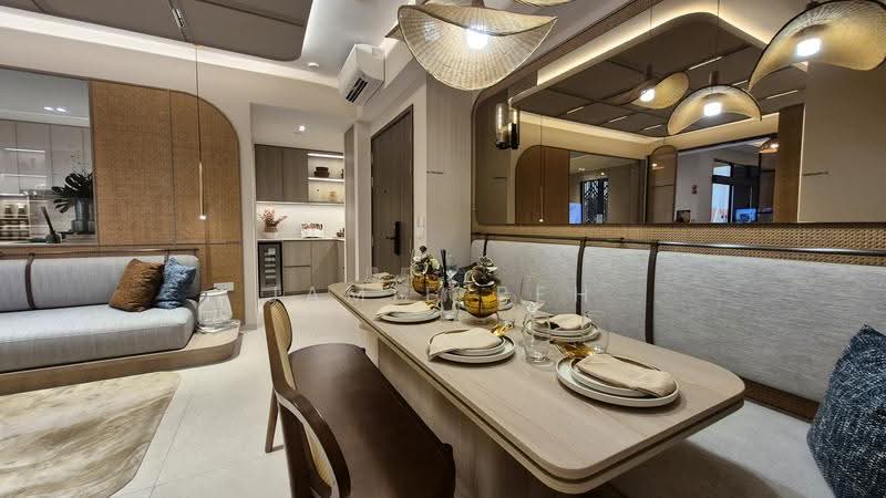 Bagnall Haus, 811 Upper East Coast Road, Bedok / Upper East Coast, 4 Bedrooms, 1,249 sqft, Condominium For Sale, by Jamie Peh, 60206836 - Dining Room - PropertyGuru.com.sg