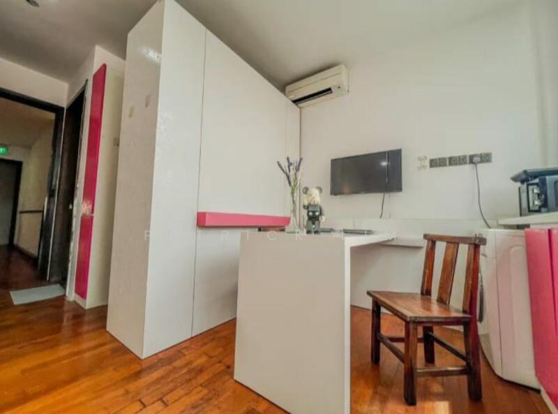 Work from home corner, bright and windy