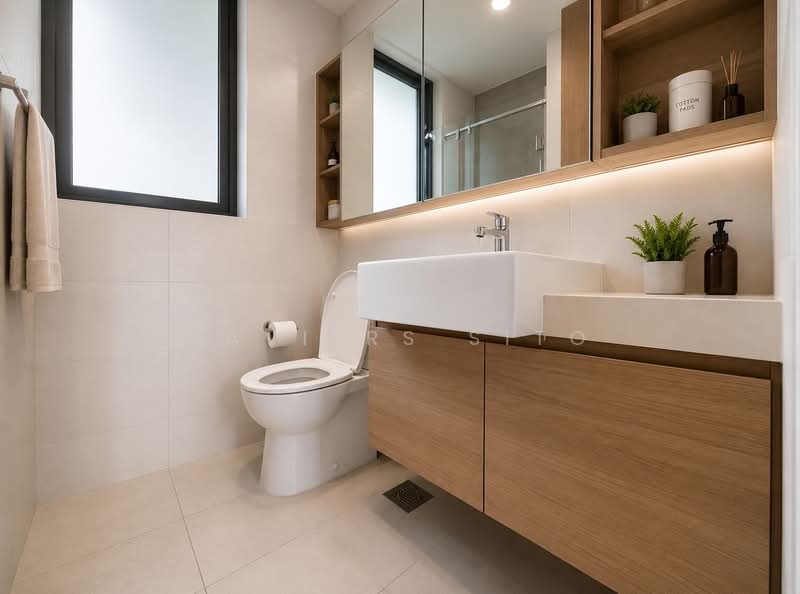 Foresque Residences, 103 Petir Road, 3 Bedrooms, 1,184 sqft, Condominium For Sale, by Javiers Sito, 60208602 - Bathroom - PropertyGuru.com.sg