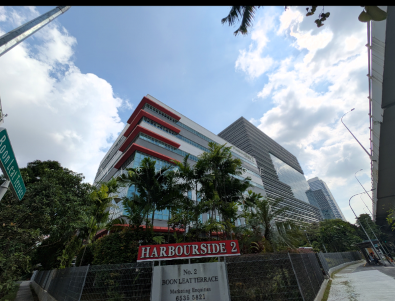Harbourside Building 2, 2 Boon Leat Terrace, 2,240 sqft, Light Industrial (B1) For Rent, by Michael Bek, 60208941 - Exterior - CommercialGuru.com.sg