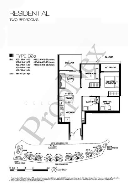 Kingsford Waterbay, Upper Serangoon View, 2 Bedrooms, 689 sqft, Condominium For Sale, by Celeste Teo, 60209081 - PropertyGuru.com.sg