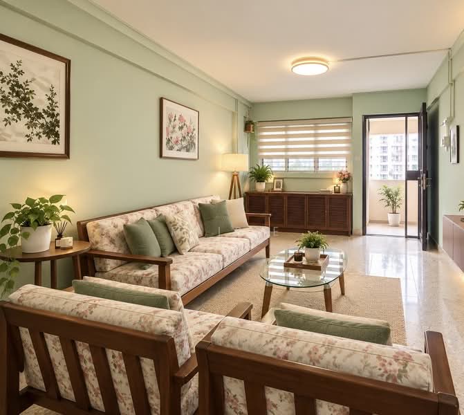 330 Clementi Avenue 2, 330 Clementi Avenue 2, Buona Vista / West Coast / Clementi New Town, 2 Bedrooms, 689 sqft, HDB Flat For Sale, by Maisie Ng, 60209665 - Living Room - PropertyGuru.com.sg