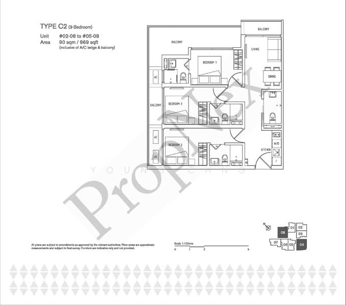 8 Farrer Suites, 8 Sing Joo Walk, Room Rental, 180 sqft, Apartment For Rent, by Young Chng, 60209859 - PropertyGuru.com.sg