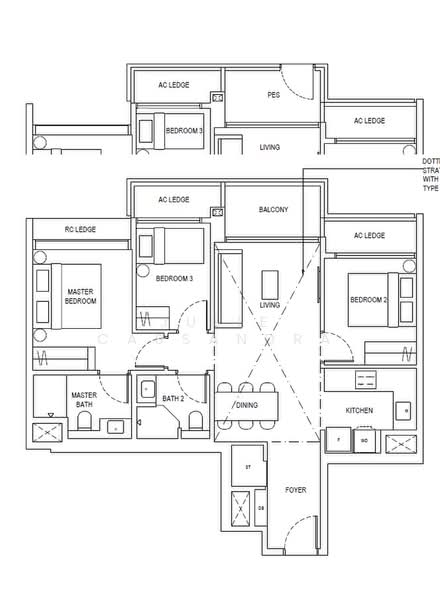 The Continuum, 1-8 Thiam Siew Avenue, 3 Bedrooms, 1,076 sqft, Condominium For Sale, by Julie Cassandra, 60209979 - PropertyGuru.com.sg