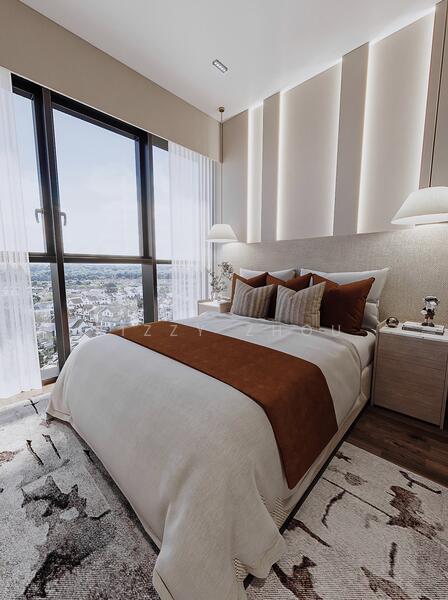 Lentor Modern, Lentor Central, Mandai / Upper Thomson, 2 Bedrooms, 678 sqft, Condominium For Sale, by Lizzy Zhou, 60210667 - Master Bedroom - PropertyGuru.com.sg