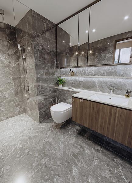 Lentor Modern, Lentor Central, Mandai / Upper Thomson, 2 Bedrooms, 678 sqft, Condominium For Sale, by Lizzy Zhou, 60210667 - Bathroom - PropertyGuru.com.sg