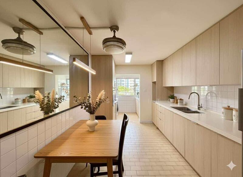 5 Delta Avenue, 5 Delta Avenue, 3 Bedrooms, 979 sqft, HDB Flat For Sale, by Louise Sito, 60210723 - Post renovation render - kitchen - PropertyGuru.com.sg