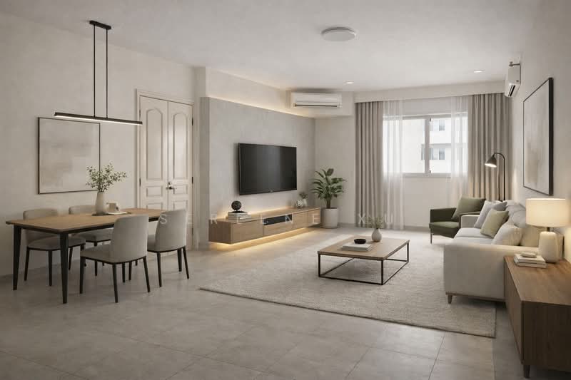 Bullion Park Condominium For Sale at S$ 1,300,000 | PropertyGuru Singapore - AI generated and digitally staged.