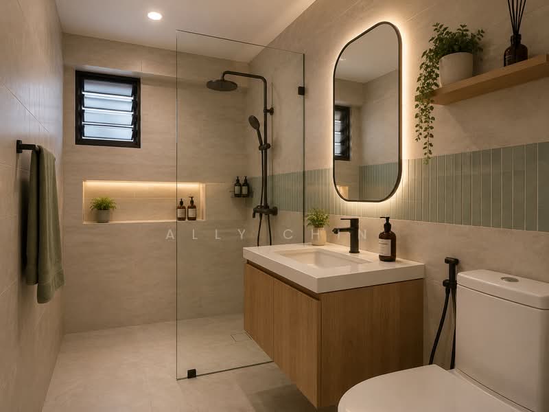 211 Bukit Batok Street 21, 211 Bukit Batok Street 21, 3 Bedrooms, 1,119 sqft, HDB Flat For Sale, by Ally Chin, 60212149 - Bathroom - PropertyGuru.com.sg