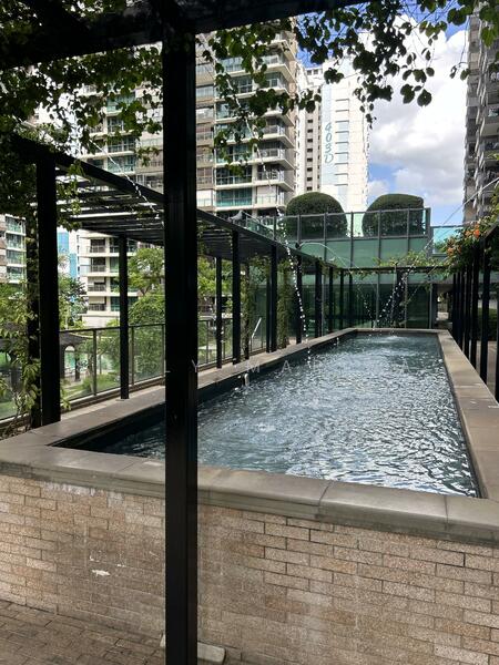 Beautiful landscape and water feature