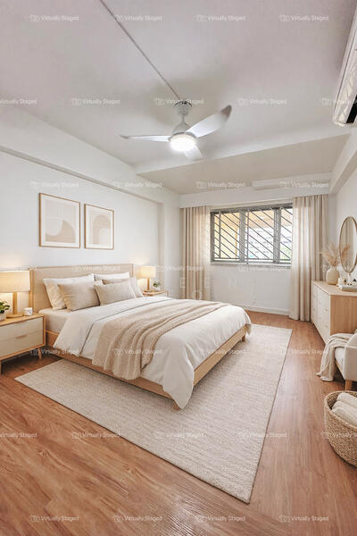 Common Bedroom (Virtually Staged)