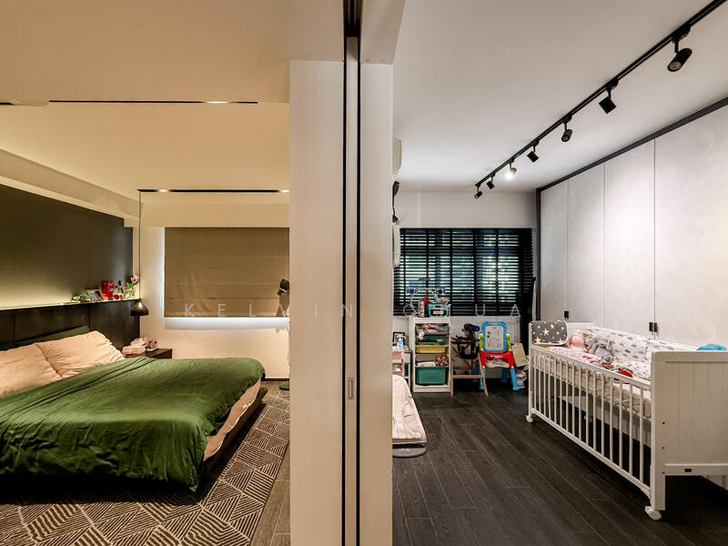 Master bedroom with walk-in wardrobe