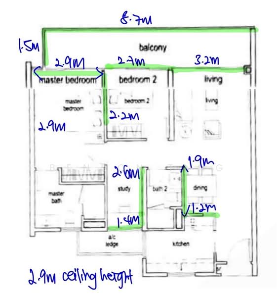 Tree House, 60 Chestnut Avenue, 2 Bedrooms, 947 sqft, Condominium For Sale, by Benson Ting, 60214958 - PropertyGuru.com.sg