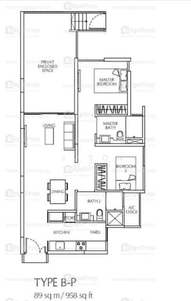 Terrasse, 33 Terrasse Lane, 2 Bedrooms, 958 sqft, Condominium For Rent, by Jason Goh, 60215150 - PropertyGuru.com.sg