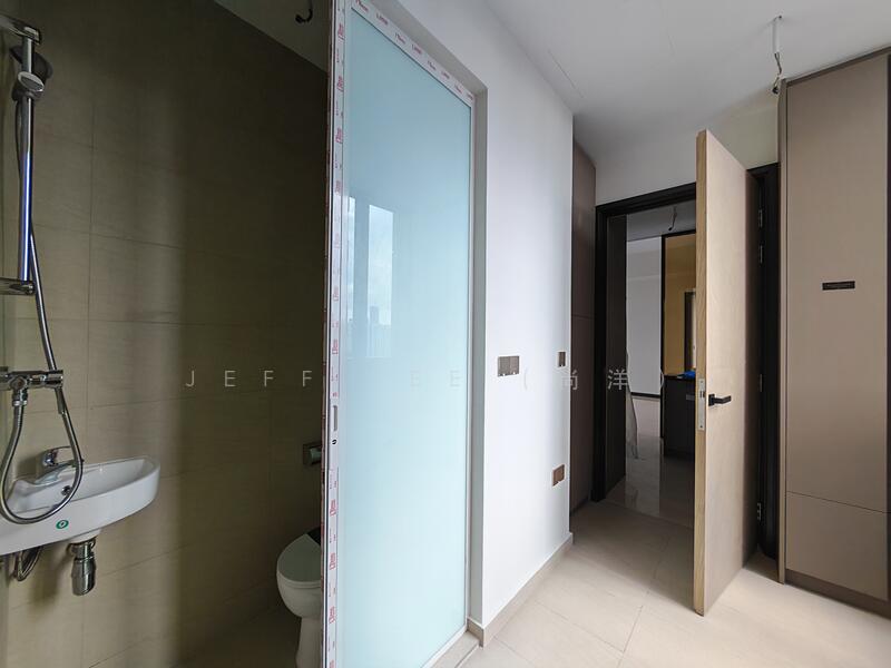 Wc, distribution board, rubbish chute