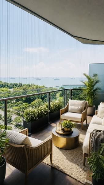 Silversea, , 4 Bedrooms, 2,530 sqft, Condominium For Sale, by Jeffrey Chow, 60215849 - Balcony - PropertyGuru.com.sg