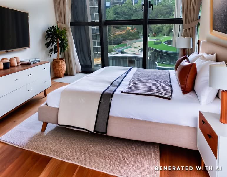 Lentor Modern, Lentor Central, 3 Bedrooms, 1,130 sqft, Condominium For Rent, by Chew Jennifer, 60216247 - Bedroom - PropertyGuru.com.sg
