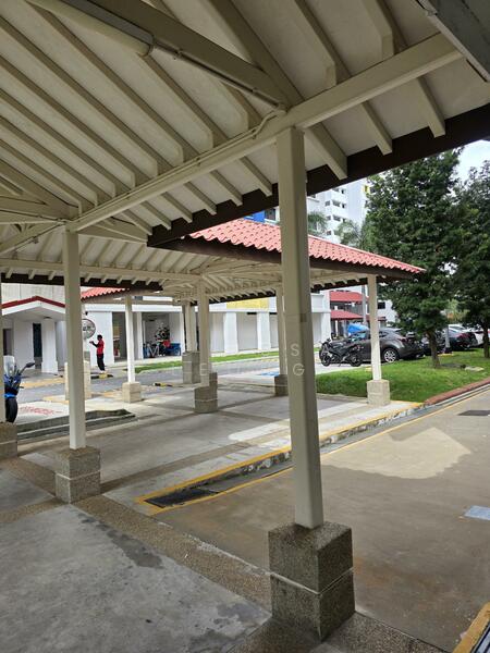 Sheltered Walkways leading to bus