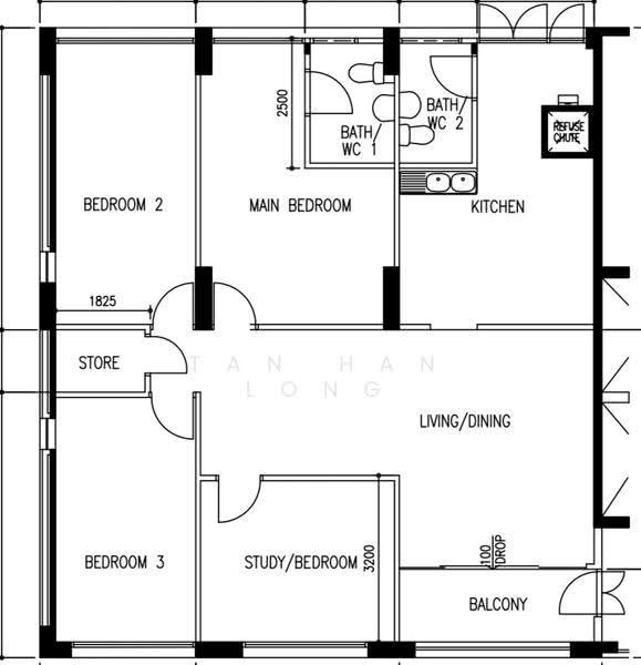 144 Teck Whye Lane, 144 Teck Whye Lane, Dairy Farm / Bukit Panjang / Choa Chu Kang, 3 Bedrooms, 1,378 sqft, HDB Flat For Sale, by Tan Han Long, 60217355 - PropertyGuru.com.sg