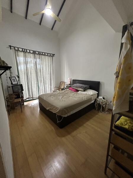 Common bedroom with huge balcony