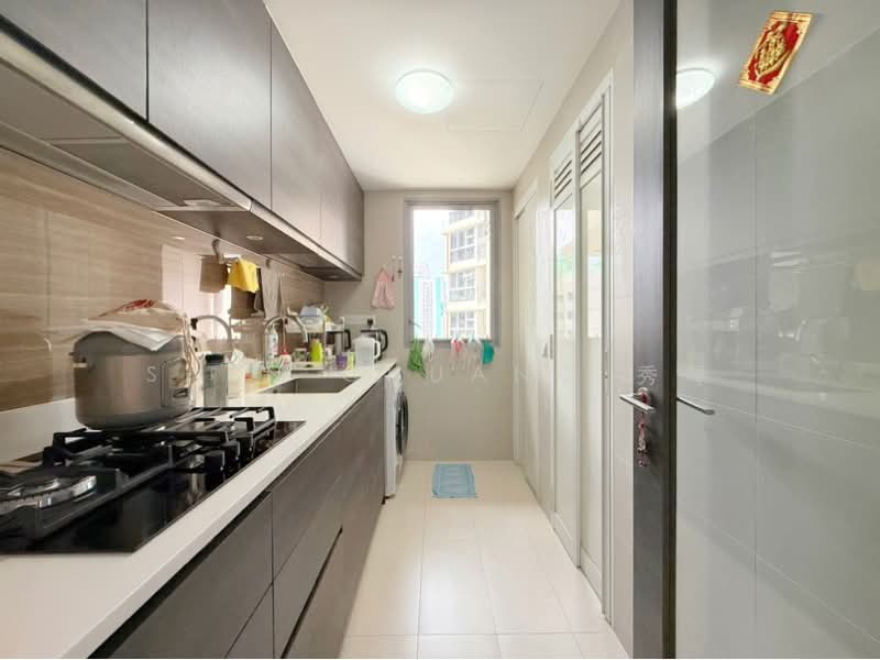 RiverTrees Residences, 29 Fernvale Close, 3 Bedrooms, 1,119 sqft, Condominium For Sale, by Shen Chuang 秀琴, 60217420 - Kitchen - PropertyGuru.com.sg
