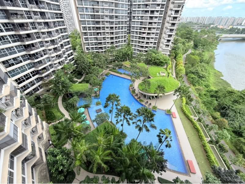 RiverTrees Residences, 29 Fernvale Close, 3 Bedrooms, 1,119 sqft, Condominium For Sale, by Shen Chuang 秀琴, 60217420 - View of Swimming Pool - PropertyGuru.com.sg