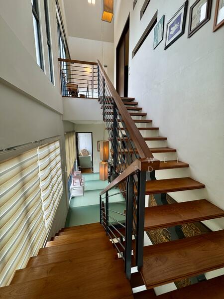 Stairway connecting Level 2 & Attic