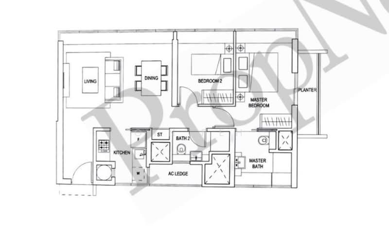 Skyline Residences Condominium For Sale at S$ 1,900,000 | PropertyGuru Singapore