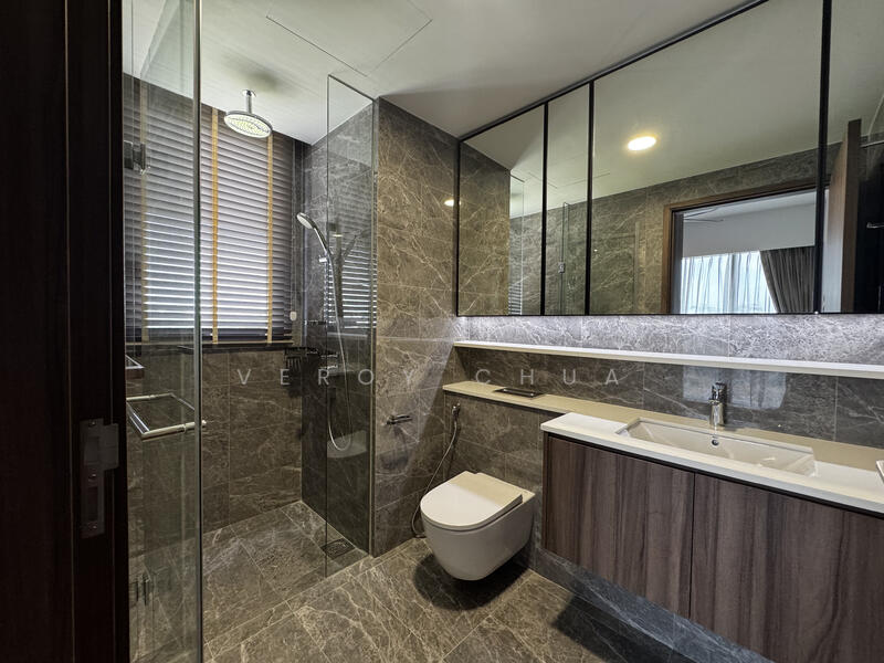 Lentor Modern, 3 Lentor Central, 3 Bedrooms, 969 sqft, Condominium For Rent, by Veroy Chua, 60217988 - Bathroom - PropertyGuru.com.sg