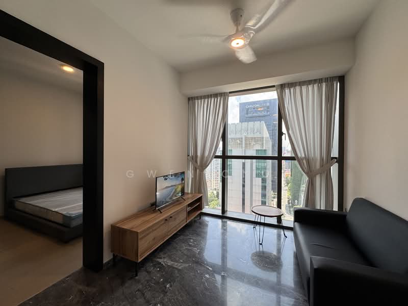 One Bernam, 1 Bernam Street, 1 Bedroom, 452 sqft, Condominium For Sale, by Gwen Ong, 60218595 - Living Room - PropertyGuru.com.sg