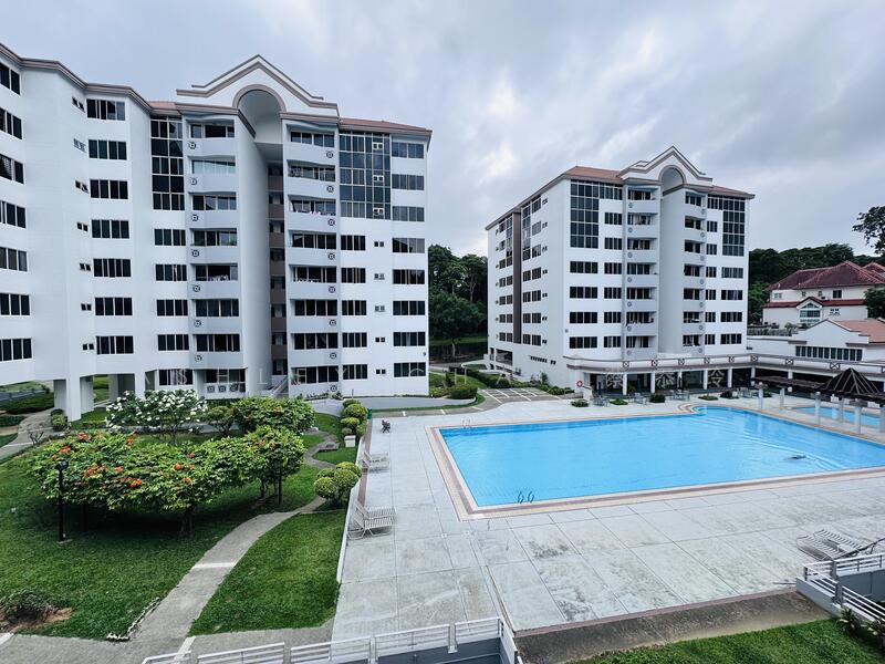 Nice Pool View From the Living Balcony