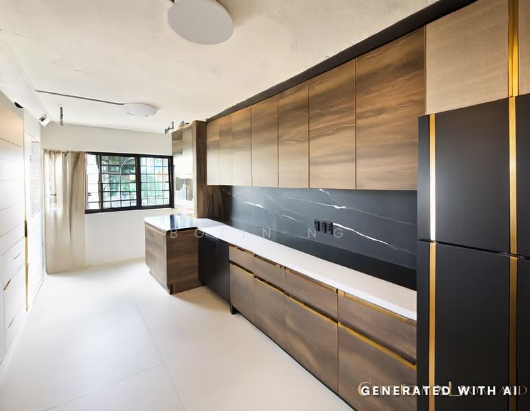 709 Hougang Avenue 2, 709 Hougang Avenue 2, 3 Bedrooms, 1,001 sqft, HDB Flat For Sale, by Bolin Ng, 60219755 - Kitchen - PropertyGuru.com.sg
