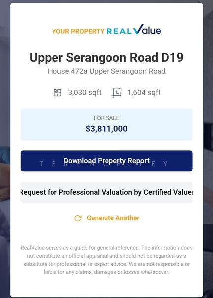 For Sale - Upper Serangoon Road